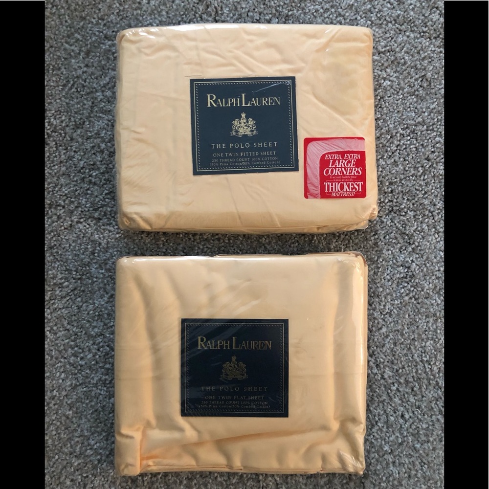 Ralph Lauren Polo Buttercup Twin Set